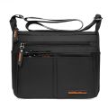 Multi-pocket Men's Zipper sling Shoulder Bag Nylon Boys Cross body Bag Business Man Messenger Bag designer Male Travel Handbag.