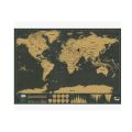 【Popular】 Scratch World Map Semi-manual Hanging Gilt Sheet. 