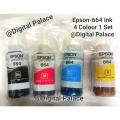 Epson Printer 664 Ink 70ml 4 Colors Made In Philippines/Indonesia. 