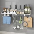 Wall Mounted Kitchen Rack Aluminum Kitchen Rack of Wall Shelf. 