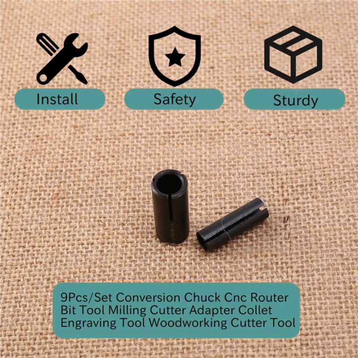 9Pcs/Set%20Conversion%20Chuck%20Cnc%20Router%20Bit%20Tool%20Milling%20Cutter%20Adapter%20Collet%20Engraving%20Tool%20Woodworking%20Cutter%20Tool%20-%20Image%205