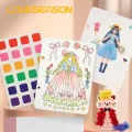1 Set Girls Drawing Craft Kit with Stickers Pen Princess Dress-up Activity Book Making Own Diy Painting Crafts Creative Kids Art Project Toy. 