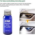 Car headlight cleaner, high density headlight retreading agent, lamp, scratches, oxidised, bright coating, crystal repair liquid, suit 10ml. 