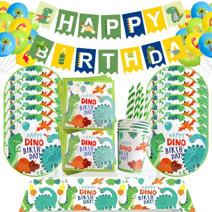 Dinosaur%20Theme%20Boys%20Favors%20Birthday%20Party%20Decoration%20Disposable%20Tableware%20Set%20Cup%20Plate%20Jungle%20Decoration%20Baby%20Shower%20Supplies%20-%20Image%204