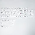 Korean Transparent Keycap Set PC Shine Through Backlit Keycaps CBSA Profile For MX Switch Mechanical Keyboard. 