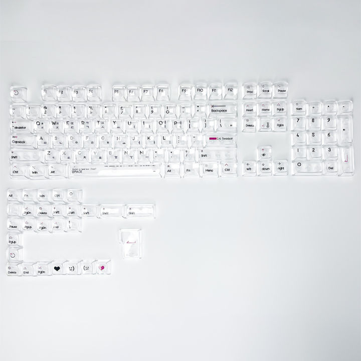 Korean%20Transparent%20Keycap%20Set%20PC%20Shine%20Through%20Backlit%20Keycaps%20CBSA%20Profile%20For%20MX%20Switch%20Mechanical%20Keyboard%20-%20Image%204