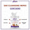 cat Ear Cleansing Wipes for Dogs and Cats 50 Wipes.