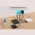 MARSRIVA KP4 10000mAh Smart Mini Router DC UPS 18Watt with 3 DC Output, 1 USB & 1 Type C Output.