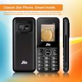 Jio F18 Feature Phone 1100mAh Battery Display- 1.77'' Big Torch Light Type-C Charging.