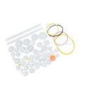 DIY Robot Gear, Plastic Gear Set, 75pcs Home for Toy Indoors Motor. 