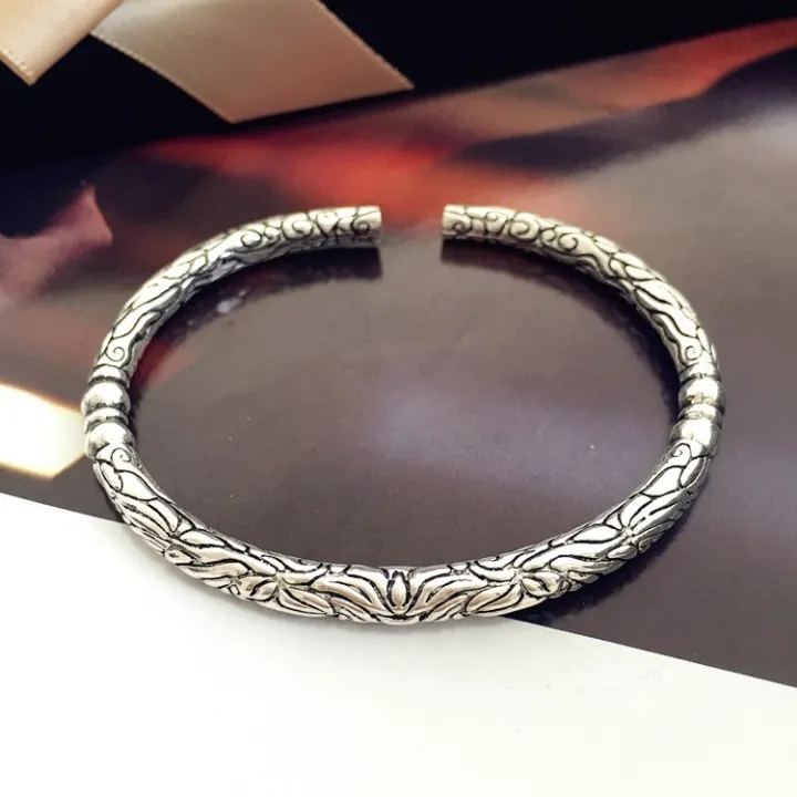 The%20Mystic%20Nine%20Buddha%20Bracelet%20Zhang%20Qishan%20Retro%20Temperament%20Marcasite%20Ring%20Men%20and%20Women%20Couples%20Openings%20Bracelet%20All-Matching%20Accessories%20-%20Image%205