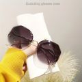 Fashion Sunglasses Women Metal Female Vintage Ladies Stylish Design Oversized Square Sunglasses For Women. 