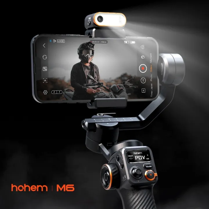 hohem%20iSteady%20M6%20Kit%203-Axis%20Smartphone%20Gimbal%20Stabilizer%20with%20AI%20Vision%20Sensor%20and%20Fill%20Light%20Module-#2%20-%20Image%203