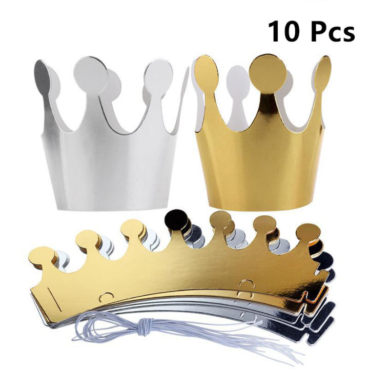 10pcs%20Birthday%20Paper%20Hats%20Prince%20Princess%20Crown%20Decoration%20Cake%20Cap%20for%20Boy%20Girl%20Party%20Hats%20LaoXzhongX%20-%20Image%204
