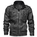DIMUSI Men Autumn Winter PU Leather Jacket Motorcycle Leather Jackets Male Business casual Coats Brand clothing 5XL,TA132. 