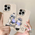 Couples Degradable Eco-Friendly Casing Compatible for IPhone 7Plus 14 15 12 11 13 Pro Max XR 6S 8 15 6 7 Plus XS Max X SE 2020 Cartoon Electric Bike Boy Girl Soft Cover.