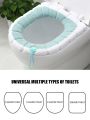 1PC Warm Comfy Toilet Seat Cover Bathroom Toilet Seat Closestool Washable Soft Warmer Mat Cover Pad Cushion Tapa WC Mat F1128. 