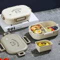 WORTHBUY Thermal Lunch Box Heat Preservation Bento Box Portable Divided Food Storage Container. 