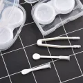 New 808 contact lens beautiful pupil box, simple and convenient to carry, dual care companion box. 