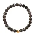 Fashionable fine obsidian rings, women's personality, simple men's rings, couple gifts, atmospheric high-end jewelry. 