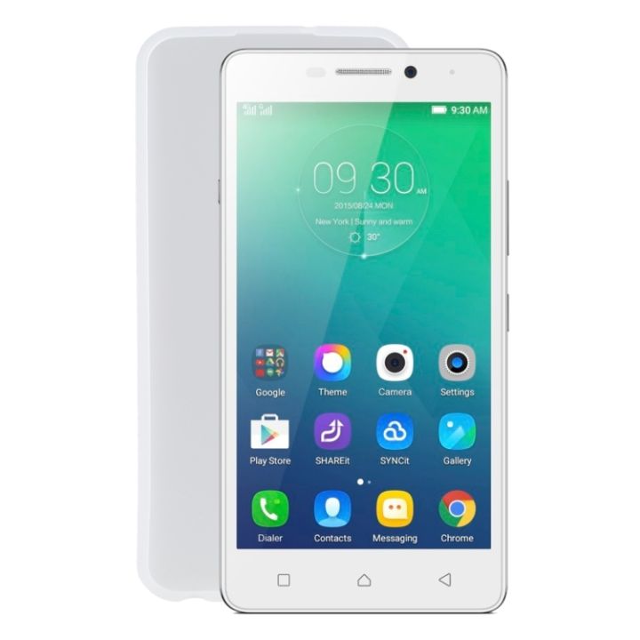 TPU Phone Case For Lenovo Vibe P1M(Transparent White)