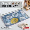 China 3D Door Mat Paposh Doormat Water Absorbent Floor mat 16 * 24 inch anti slip mat Red , Blue , Black , White Indoor mat Room mat Rugs carpet. 