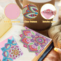 Diamond Painting Corner Bookmark 5D DIY Page Book Marks Triangle Book Lovers Gifts For Craft Women Girls.