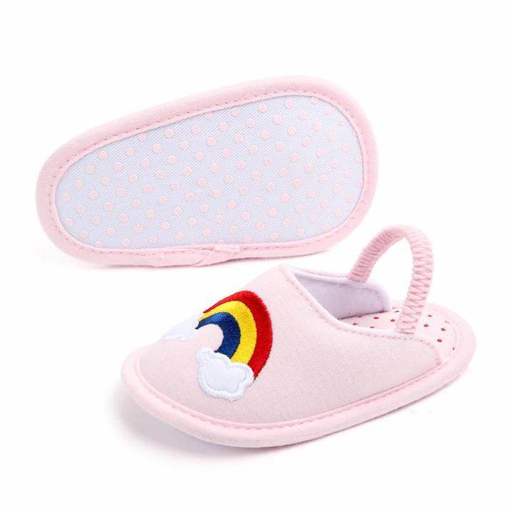 Baby Home Floor Slipper Shoes Baby Boy Cotton & Pvc Sole Shoes For New Born To 12 Month Newborn / 0 / 1 / 3 / 5 / 7 / 9 / 11 / 12 Months Size By HAVEit360