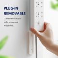 【YIYANGMAOYI111】Adhesive Power Strip Fixator Socket Holder Mount Punch-Free Wall-Mounted Desktop Socket Organizer Home Storage. 