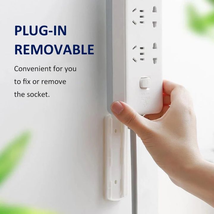 %E3%80%90YIYANGMAOYI111%E3%80%91Adhesive%20Power%20Strip%20Fixator%20Socket%20Holder%20Mount%20Punch-Free%20Wall-Mounted%20Desktop%20Socket%20Organizer%20Home%20Storage%20-%20Image%204