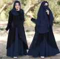Introducing Exquisite Arabian Elegance: New Butterfly Design 3-Part Beautiful Gown Borka with Hijab for Muslim Women and Girls.
