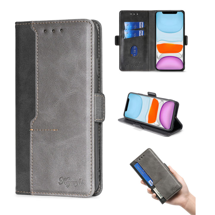 For%20OPPO%20A55S%205G%20Case%20Flip%20Leather%20Magnetic%20Case%20Wallet%20Protective%20Phone%20Cover%20-%20Image%202
