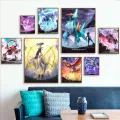 1pc Game Anime Legendary Pokemon Poster HD Posters Home Room Bar Cafe Decor Art Wall Painting Picture. 