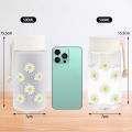 500ml Small Transparent Plastic Water Bottles for Girls Creative Frosted Drink Kawaii Water Bottle with Portable Travel Tea Cup.