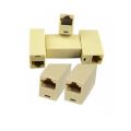 10PCS RJ45 Female to Female Network Ethernet Lan Cable Joiner Connector new.