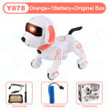 【Booming】 ZWN RC Robot Electronic Dog Toys Voice Command Programmable -sense With Music Song Robot Dog for Children's Gifts. 