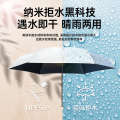 Mini Pocket Capsule Women's Folding High Grade Sun Sunscreen Clear Umbrella. 