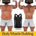 Men Body Shaper Workout Tank Tops Shapewear Compression Shirts Weight Loss Slimming Vest Waist Trainer Cropped Muscle Undershirt. 
