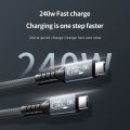 UGOURD USB4 Cable 40Gbps 240W Thunderbolt 4 Type C Fast Charging Cable Thunderbolt3 USB C to C Data Transfer Cable For eGPU 2m.