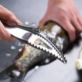 Stainless Steel Fish Scale Remover Multifunction Fish Scaler Fish Skin Graters Cleaning Peeler Scaler Scraper For Kitchen Gadget.