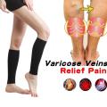 Anti-friction Leg Calf Sleeves Socks / Breathable Shaping Calf Stockings / Medical Grade Middle High Sock / Prevent Varicose Veins Compression Socks.