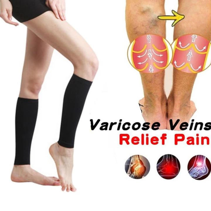 Anti-friction Leg Calf Sleeves Socks / Breathable Shaping Calf Stockings / Medical Grade Middle High Sock / Prevent Varicose Veins Compression Socks