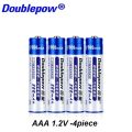 Doublepow | Nickel-Hydride Rechargeable Batteries 1.2V AAA Battery (Remote Size).