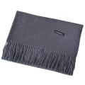 Winter Women's Solid Color Knittng Scarf Long Thicken Warm Soft Windproof Scarves for Girls Large Cashmere Shawls for Outdoor.