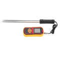 Nax Lcd Moisture Meter Gm640 Portable Digital Grain Temperature For Wheat Rice Corn Bean. 
