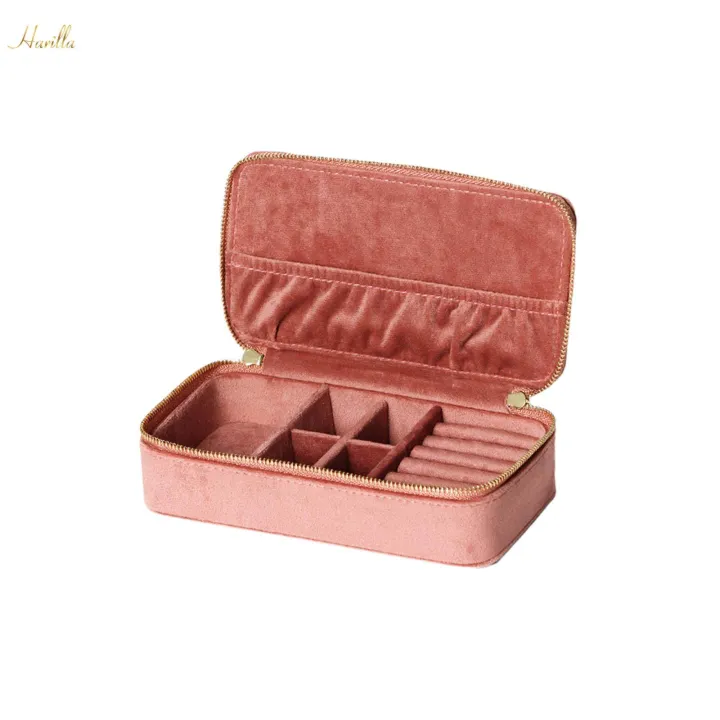 Jewelry%20Box%20Organizer%20Dual%20Zippers%20Display%20Holder%20Boxes%20Traveling%20for%20Stud%20-%20Image%205