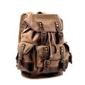 Waterproof Waxed Canvas Backpack Men Backpacks Leisure Rucksack Travel School Bag Laptop Bagpack men vintage shoulder bookbags. 