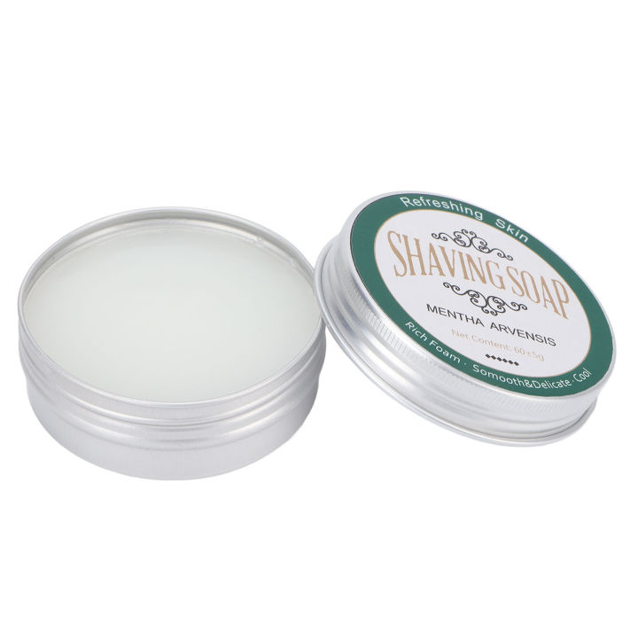 2%20Pcs%2060g%20Shaving%20Soap%20Mint%20Fragrance%20Softening%20Beard%20Men's%20Shaving%20Soap%20Shaving%20Cream%20Shaving%20Brush%20Set%20-%20Image%207