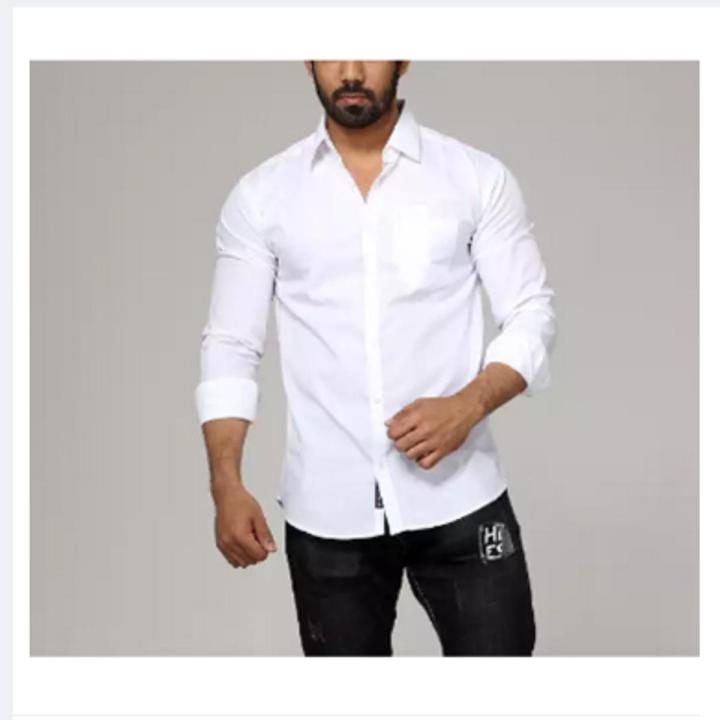 Men's White Cotton Formal Shirt - Formal Shirt