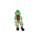 【Serendipity party】1 Pcs Pull String Puppet Wooden Marionette Joint Activity Doll Clown Kids Toy. 